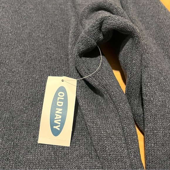 Old Navy Quarter Zip Pullover Sweater Sweatshirt Knit Blue Mens XXL NWT - Picture 11 of 15